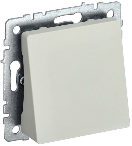 Вывод кабеля без рамки IEK Brite МВ10-БрКр бежевый картинка